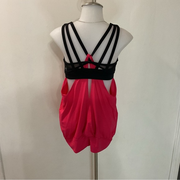 Lululemon Nauveau Pink Black Tank Size 6 - Picture 6 of 9